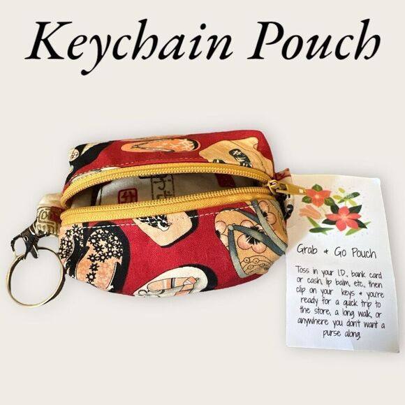 Bundle Sale 3 for $15 | Grab & Go Pouch Keychain - Picture 4 of 9